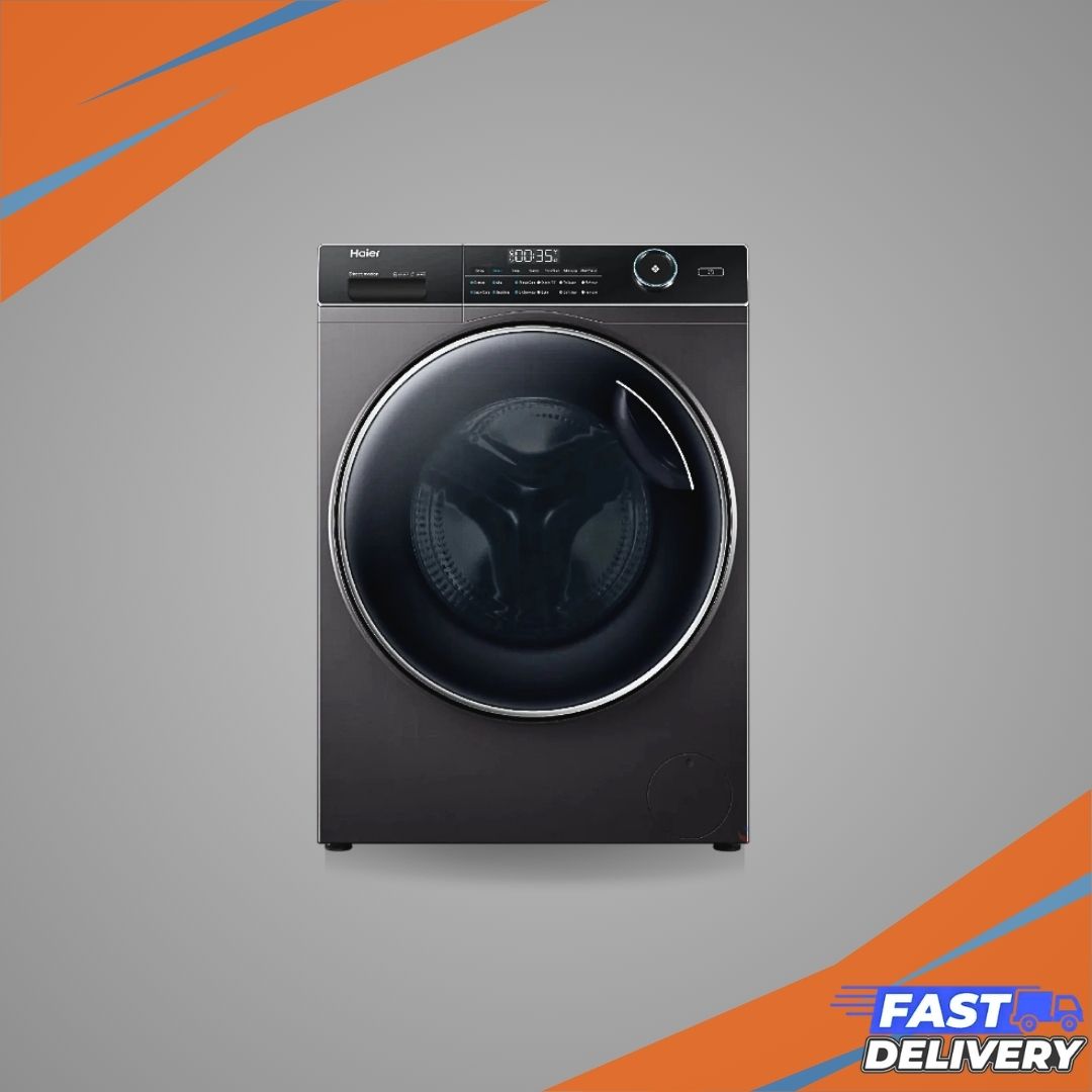 HW105-BD14376PGU1 : HAIER FRONT LOAD 10.5 KG WASHING MACHINE 