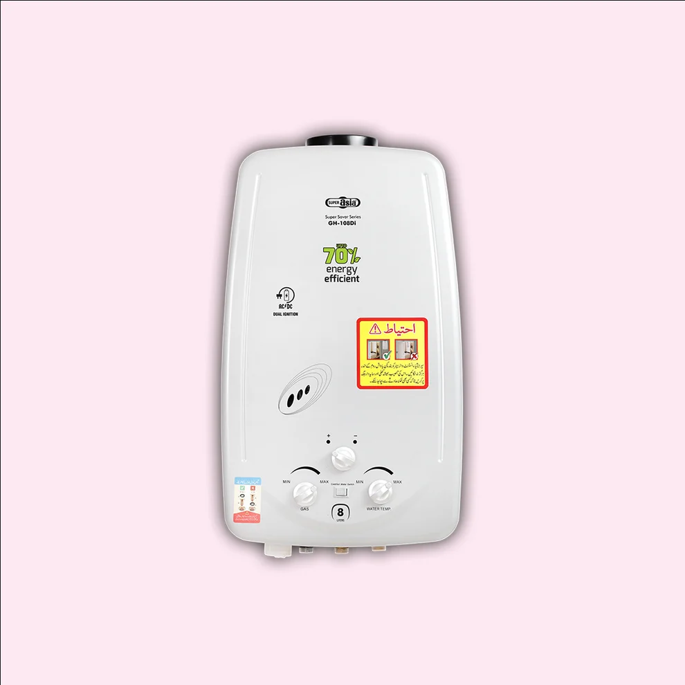 GH 108 DI : SUPER ASIA INSTANT GYSER 