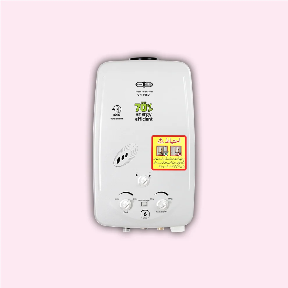 GH 106 DI : SUPER ASIA INSTANT GYSER 